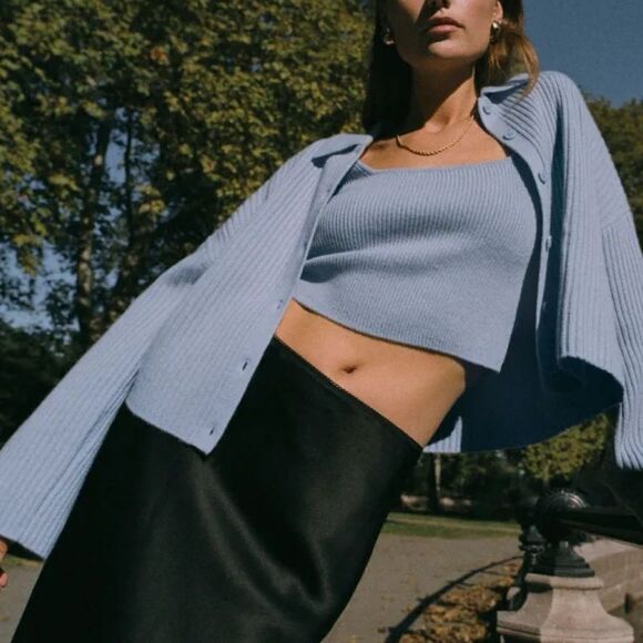 Reformation Frida Cashmere Cardigan - Picture 1 of 6